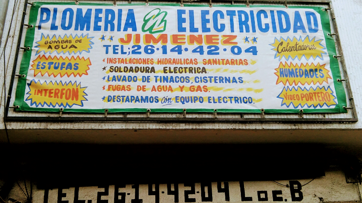 Local de Plomería y Electricidad Jiménez en Ciudad de México